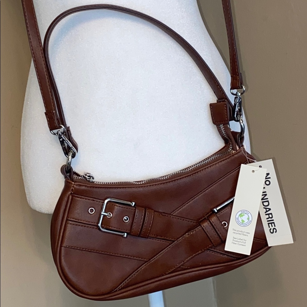 NWT Brown Crossbody Purse Bag